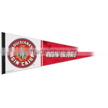 new cheap colorful sports team felt pennant flag