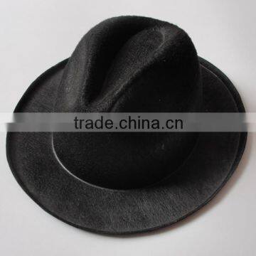 black fedora hat