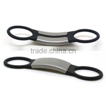 blank silicone metal tag stainless stee pet metal blank tag