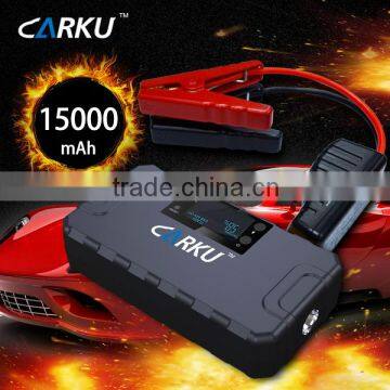 Carku brand auto eps jump starter power king with LCD displayer 15000mAh powerall jump starter