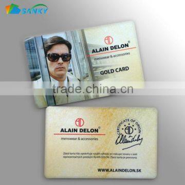 PVC Gold Card for Menswear & accessories