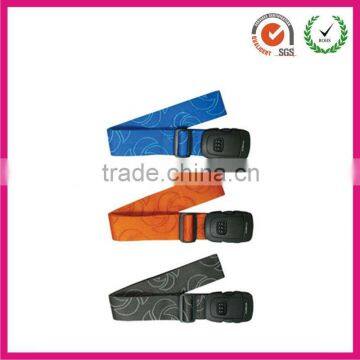 Custom strong luggage strap with safety buckle