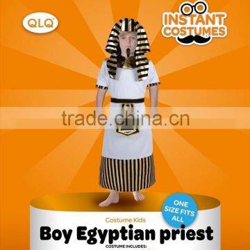 hot sale party Carnival white egyptian priest children cosplay costume