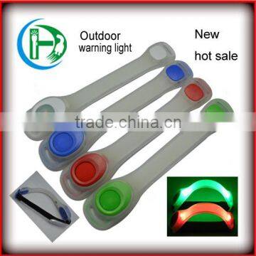 2015 new outdoor warning arm belt flashlight safety arm led light