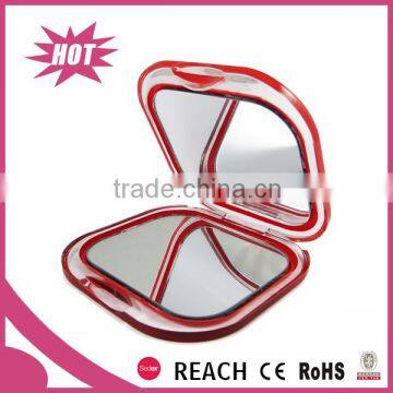 Acrylic Square Double Side Make up Table Folding Pocket Mirror photo-5