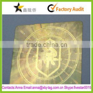 2015 Hight quality rainbow custom secure genuine hologram sticker