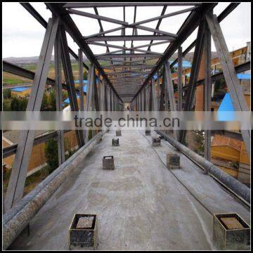 Professional CREATION steel structure for belt conveyor system