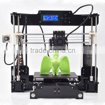 China new arrival 3D printer 3D printing machine with big printing size 210*210*210mm Full Acrylic 3D printer for ABS PLA PVA