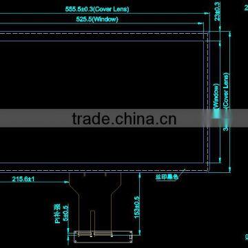 23.6inch Capacitive (PCAP) Touch Panle Scrren 16:9 with EETI controller