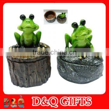 polyresin frog jewelry box