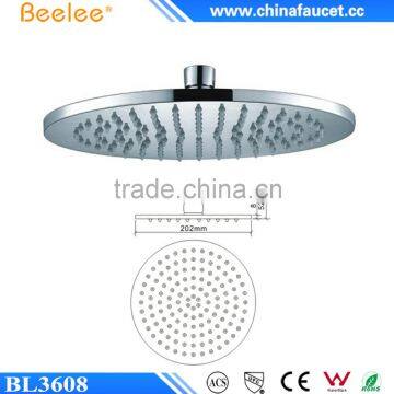 202mm Round Brass High Pressure Spray Water Saving Overhead Shower photo-4
