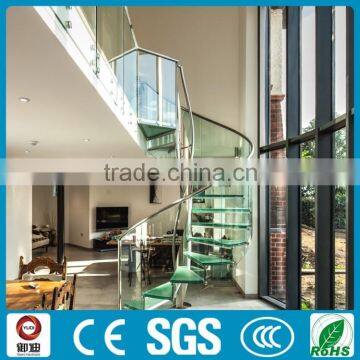 Pre-cast Steel Beam Tempered Glass Panel Stairs China Supplier--YUDI photo-4