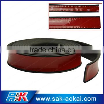 2.5m Front Skirt Bumper Lip Skid/Scuff/Scrape Rubber Protector Strip