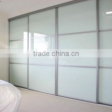 Frosted glass door wardrobe with AS/NZS2208:1996, BS6206, EN12150 certificate