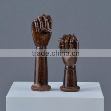 wooden mannequin hand for glove