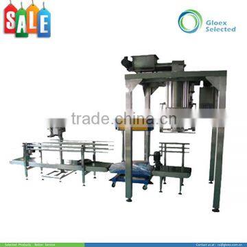 CE approval Semi-automatic sack rice packaging machine 25kg