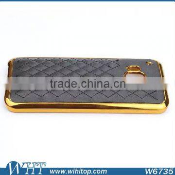 for HTC One M9 Case Hard Back Chromed Plastic Phone Accessories photo-2