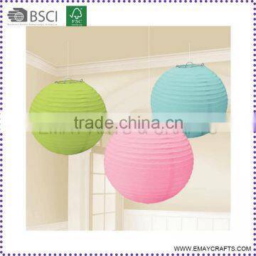 Hanging decoration indoor paper lanterns for weddings