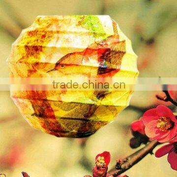 Hot Sale Colorful Foldable Handmade Round Paper Lantern