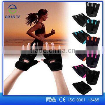 new products 2016 innovative product hebei aofeite crossfit sport half finger cycling gloves custom