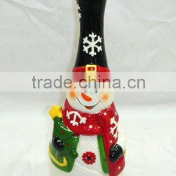 christmas snowman ceramic bells for toys