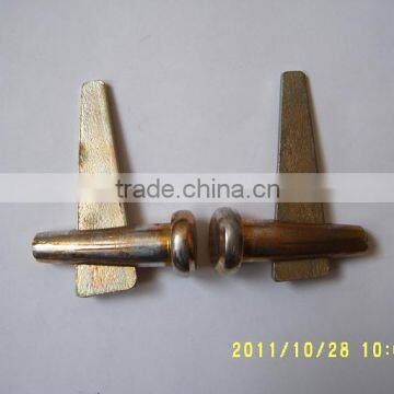 Mivan form wall ties and pin wedges