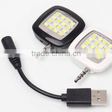 TOP Quality Mobile Phone selfie flash RK05 Portable Mini 16 Leds LED Flash Light RK05