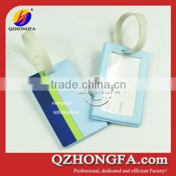 China Manufacturer Plastic Laggage Bag Tag