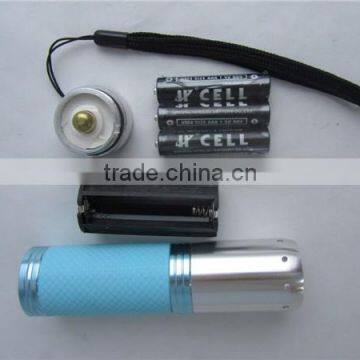 GS-9004 Aluminum 0.5W Glow in the Dark Waterproof Logo Projection Flashlight photo-3