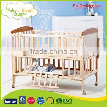 WBC-26 EN certification never idle multi-purposes wooden new born baby bed designs                        
                                                Quality Choice