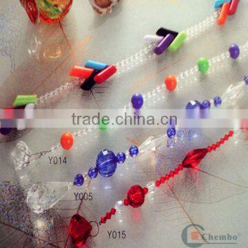 China craft plastic bead curtain for door decoration