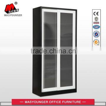 High Quality KD Structure Sliding Glass Door Filing Cabinet photo-5