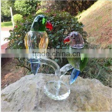 western New design crystal lover birds model for wedding and business gift