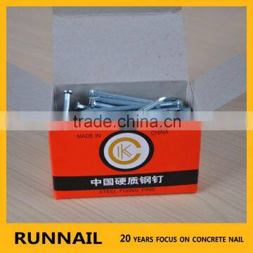 High Quality black concrete nails germany manufacturers round head diamond point HRC 52