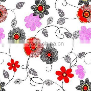 Pigment printing bed sheet fabric