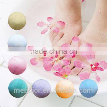 Mendior mini Foot bath fizzy/bombs natural essence oil bath salt relax home funny OEM 30 g to 100 g