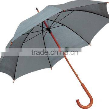 23 inches promotional wooden handle wooden shaft umbrella