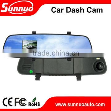 Full HD 1080P portable car dvr black box, car mirror with camera, low price car dvr