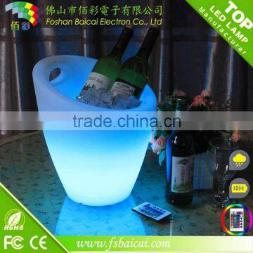 Illuminated Plastic LED Ice Holder /LED Ice Bucket