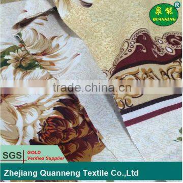 China wholesale supplier flower design bed sheet fabric