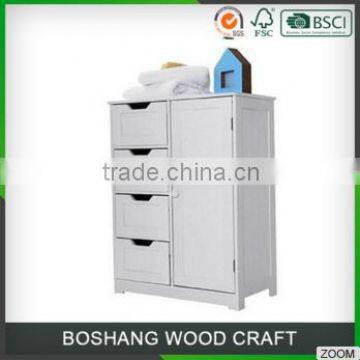 Modern Design Wood Home Furniture White Bedroom Cabinet