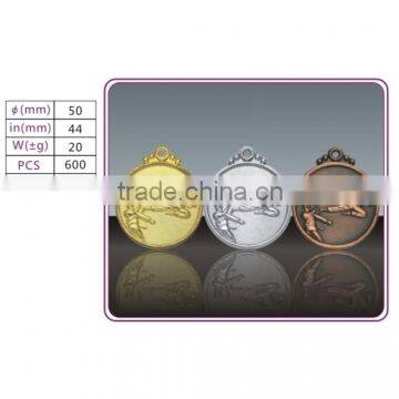 Round metal plaques Chinese wushu medals for sports souvenirs