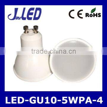 5W 400lm gu10 plastic+aluminum led spot light