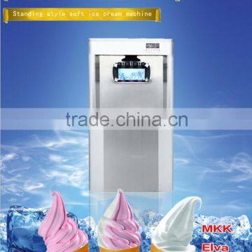 Double cylinder head 3 color ice cream machine ice cream machine supply of raw materials can add cooling fresh taste good