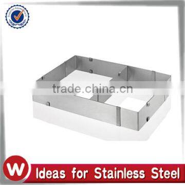 Stainless Steel Adjustable Cake Frame Square