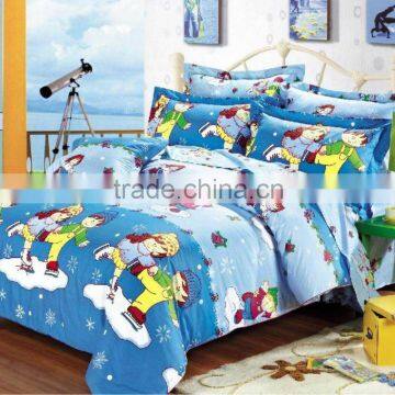 Cartoon printed bed sheet