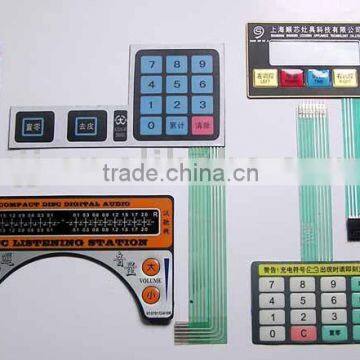 Different keypad / keyboard/ buttons with LED membrane switch