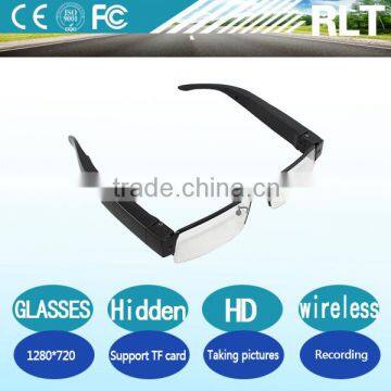 HD glasses hidden camera with night Recording taking pictures small hd Support TF card hidden video camera glasses 1280 * 720