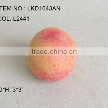 Artificial Faux peachSimulation fake fruits realistic honey peach for house/wedding party decoration