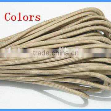 Maroon Color 4MM Polyester Survival 550 Paracord Parachute Rope 300 Colors Dacron Paracord Cord